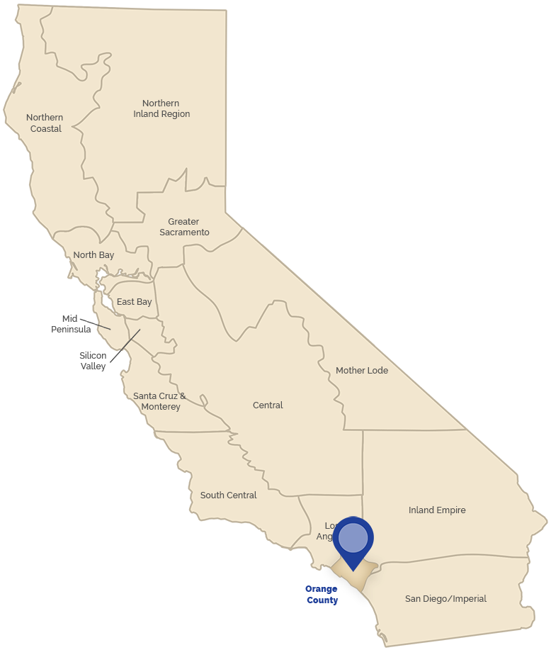Map Orange County Hover